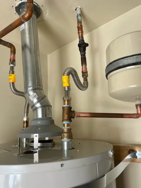 Water heater installation and plumbing repair in East Pikeland
